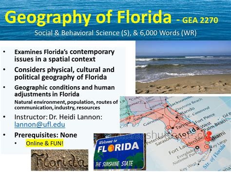 GEA2270 Geography of Florida - Geography