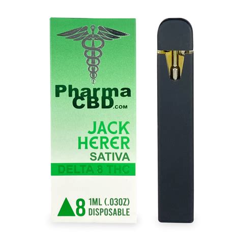 Shop PharmaCBD Jack Herer Delta-8-THC Disposable Vape Pen Online | CannaBuddy