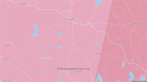 Norfolk, CT Political Map – Democrat & Republican Areas in Norfolk ...