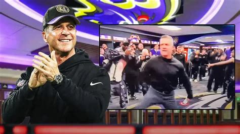 Ravens’ John Harbaugh becomes a meme after hilarious locker room dance ...