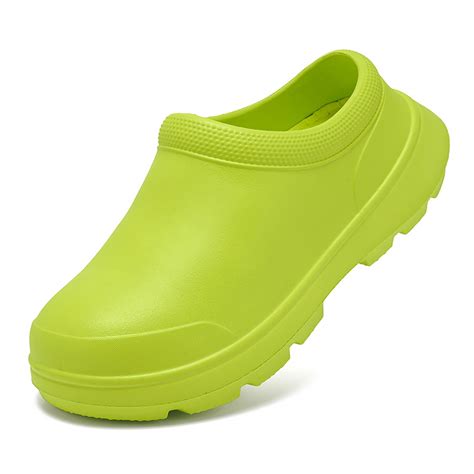 Lopsie Men's Women's Unisex Slip Resistant Work Clogs Men or Women Kitchen and Chef Shoes Safety ...