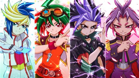 Yugioh Arc V: Yugo,Yuya,Yuto,Yuri by PrinceGohan227 on DeviantArt