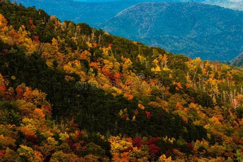 Fall Colors North Carolina 2014 Stock Image - Image of blue, cloud ...