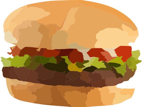 Burger Clip Art at Clker.com - vector clip art online, royalty free ...