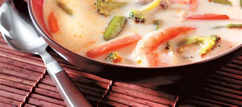 Shrimp, Vegetable & Coconut Milk Soup recipe | Dairy Goodness