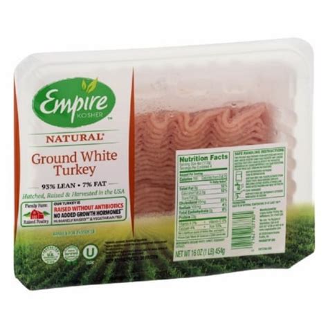 Empire Kosher Ground Turkey, 1 lb - Kroger