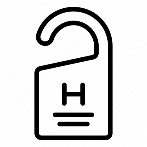 Door, hanger, room, hotel, resort icon - Download on Iconfinder