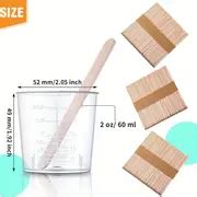 100pcs 2oz Epoxy Resin Mixing Cup Disposable Measuring Cup - Temu