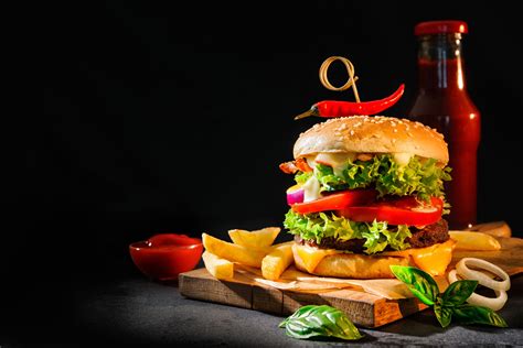 Burger Wallpapers - 4k, HD Burger Backgrounds on WallpaperBat