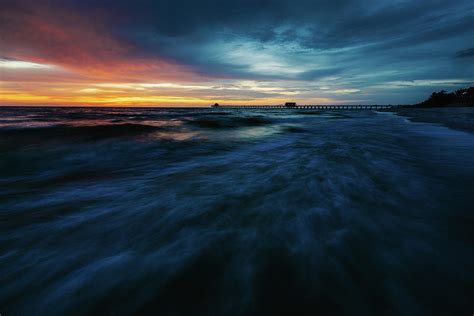 Sunset At Naples Beach Florida by Thepalmer