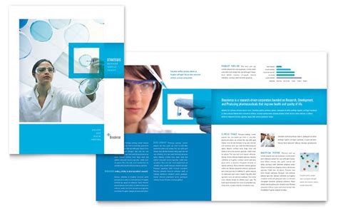 Science & Chemistry Brochure Template Design