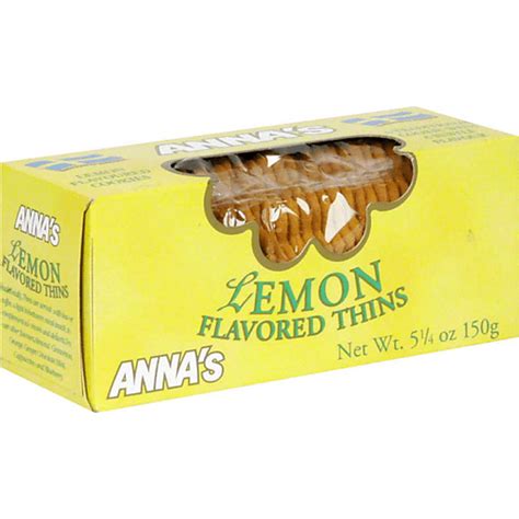 Annas Flavored Thins, Lemon | Shop | Superlo Foods