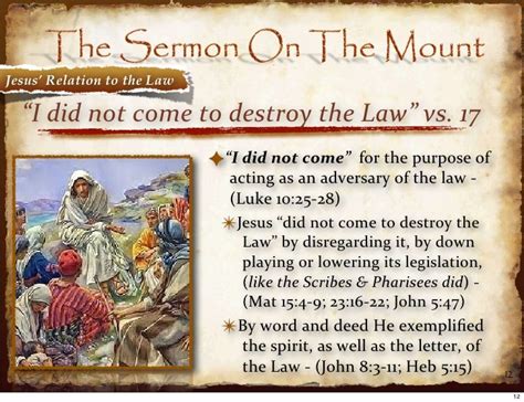 "Jesus & The Law"