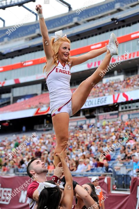 Boston College Eagles Cheerleader Entertains Fans Editorial Stock Photo - Stock Image | Shutterstock