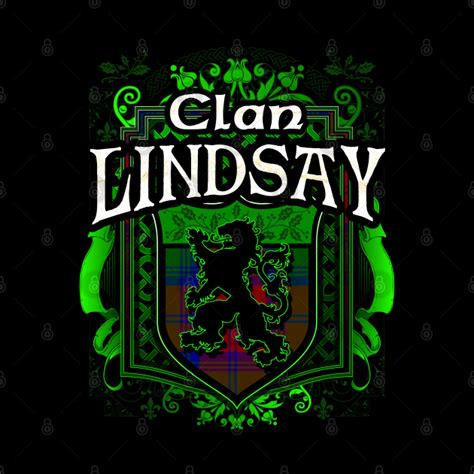 Clan Lindsay Tartan Lion - Scottish Tartan - Mask | TeePublic