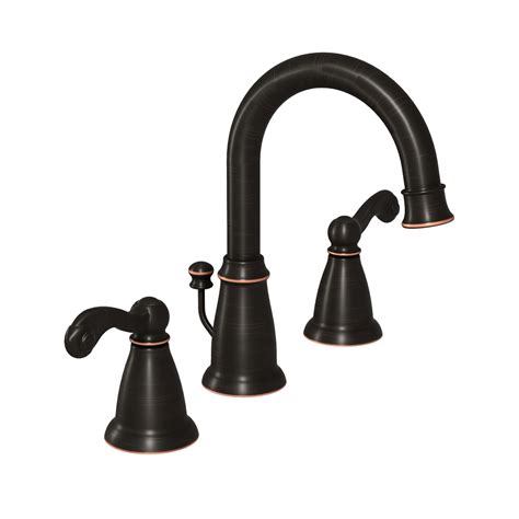 Moen Traditional Mediterranean Bronze 2-handle Widespread WaterSense ...