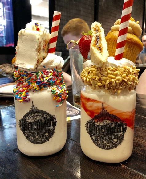 Milkshakes at Toothsome Chocolate Emporium #freakshakes #toothsomemilkshakes #universalcitywalk ...