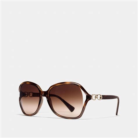 Coach Outlet Kissing C Sunglasses in Brown | Lyst