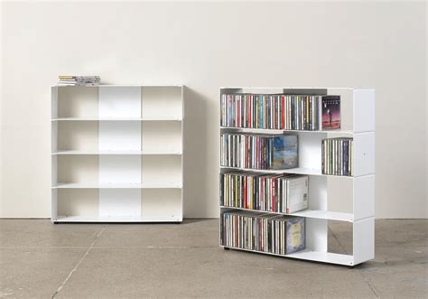 Cd storage W60 H60 D15 cm - 4 shelves