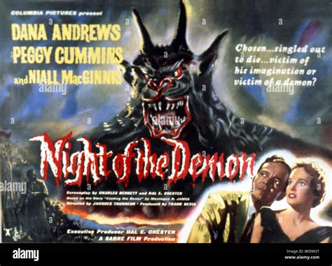 NIGHT OF THE DEMON -1957 POSTER Stock Photo: 29193888 - Alamy