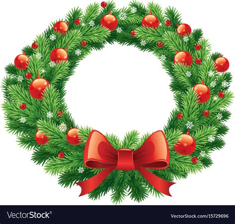 Advent and christmas wreath Royalty Free Vector Image