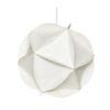 Funky Design Large White Round Paper Lamp by Hubsch