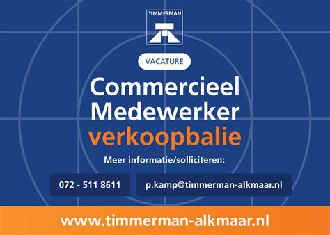 Vacatures - Timmerman-Alkmaar