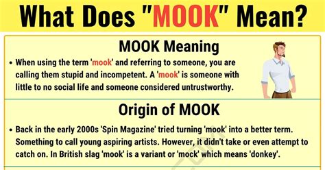 Mook Meaning: What Does Mook Mean? • 7ESL