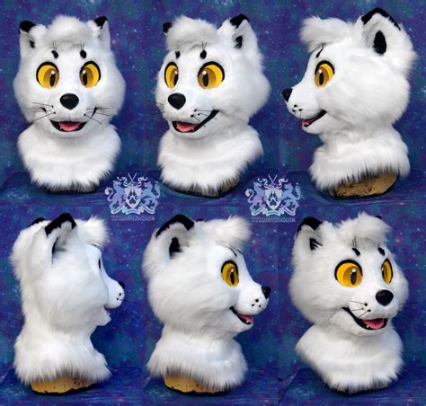 Mallow the Arctic Fox Fursuit Head by LobitoWorks on DeviantArt