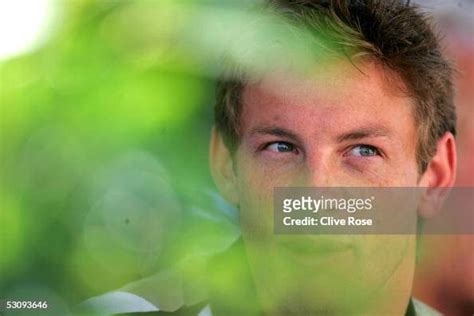 Jenson Button of Great Britain and BAR in the paddock prior to the... News Photo - Getty Images