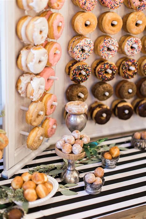 9 DIY Donut Wall Ideas You'll Want To Steal | Wedding desserts ...