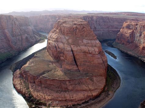 Horseshoe Bend Hiking Trail, AZ: 1000' Views of the Colorado