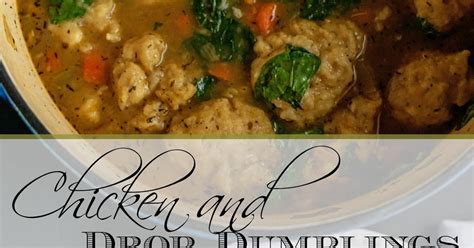 Chicken and Drop Dumplings Recipe - The Kitchen Wife