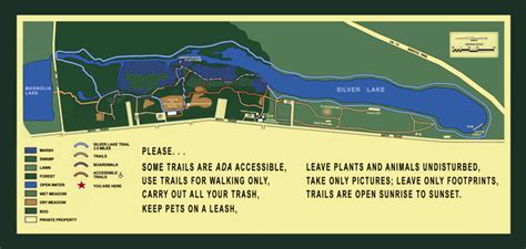 Trail Map - Silver Lake Nature Center