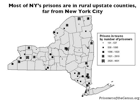 Most of New York's prisons are in rural upstate counties far ...