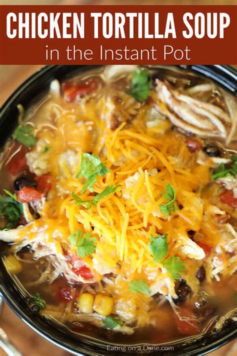 Instant Pot Chicken Tortilla Soup Recipe - Easy and Budget Friendly!