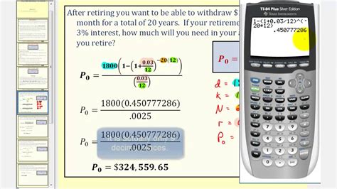 Payout Annuity Formula - Part 1 - YouTube