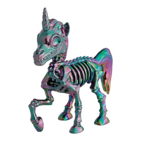 Iridescent Oil Slick Unicorn Skeleton | Best Halloween Decor From World Market | 2020 | POPSUGAR ...