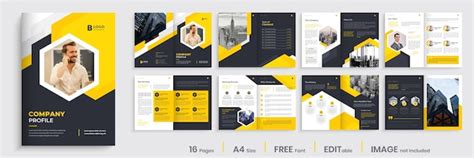 Premium Vector | Company profile template design, creative company profile design