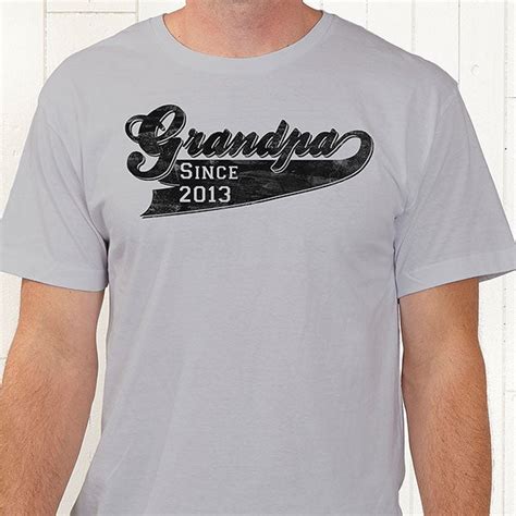 Personalized Grandpa Shirts & Apparel - Grandpa Since