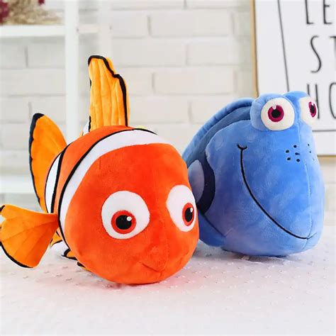 Hot Movie Finding Nemo Clownfish Marlin Nemo Plush Doll Toys Stuffed Soft 4 Styles Selectable ...