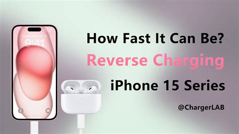 How Fast It Can Be? iPhone 15 USB-C Reverse Charging - Chargerlab