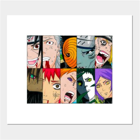 Akatsuki. Naruto Shippuden. - Naruto - Posters and Art Prints | TeePublic