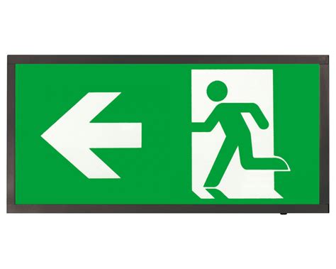 Emergency LED Maintained Box Exit Sign | Search | Product finder ...