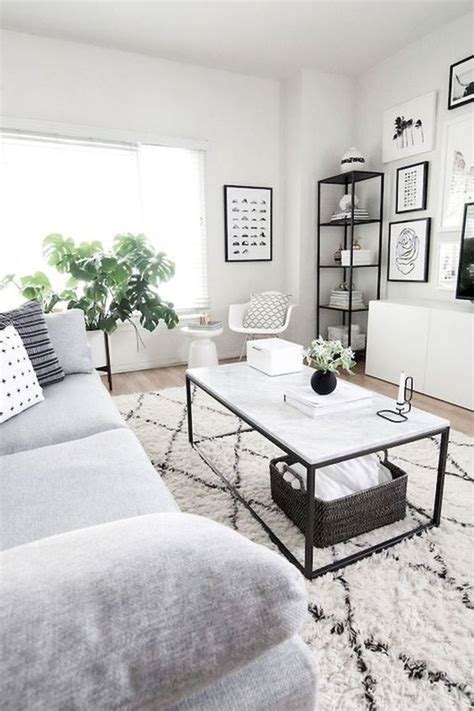 Stunning scandinavian living room interior designs (54 | Monochrome living room, Living room ...