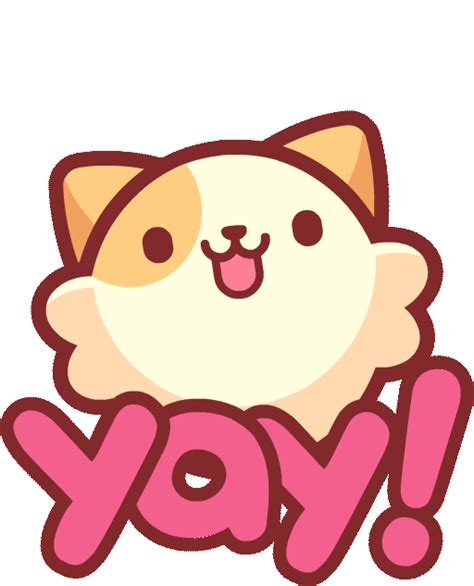 Gifs, Cat Stickers, Happy Cat, Undertale, Yay, Chibi, Pikachu, Android ...