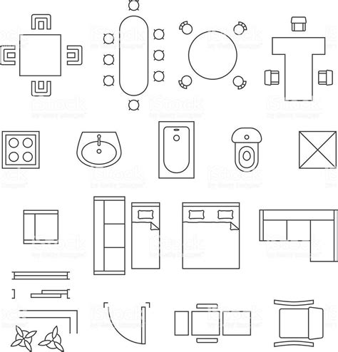 Interior design symbols | 가구디자인, 도서관