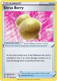 Sitrus Berry - Sword & Shield - Pokemon Card Prices & Trends