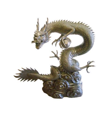 Dragon Bronze Sculpture – BRONZE IN THAI