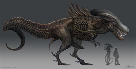 Alien T. rex by arvalis on DeviantArt